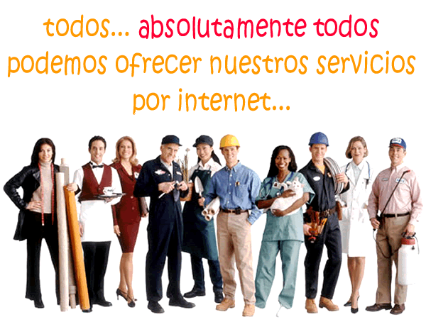 Ofrecer por Internet Servicios en la